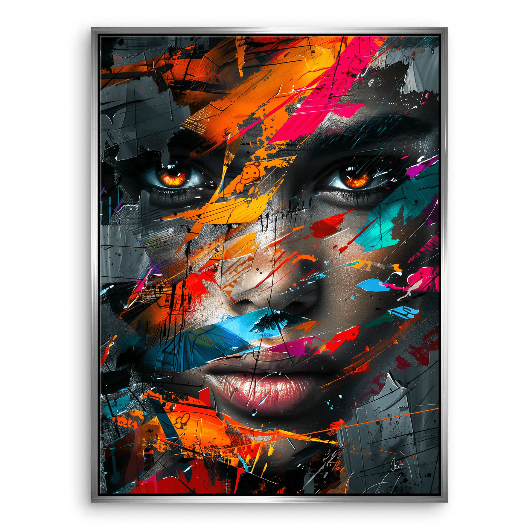 Abstrakt Girl Nr.2 Leinwand Bild INGALERIE