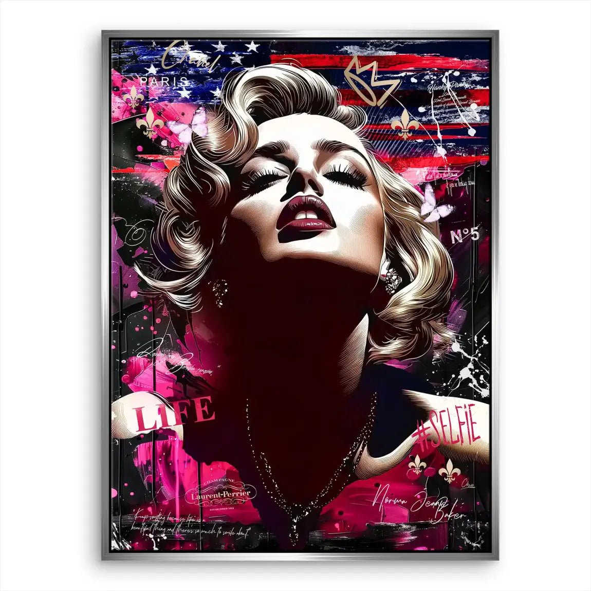 Marilyn Monroe USA Leinwand Bild INGALERIE