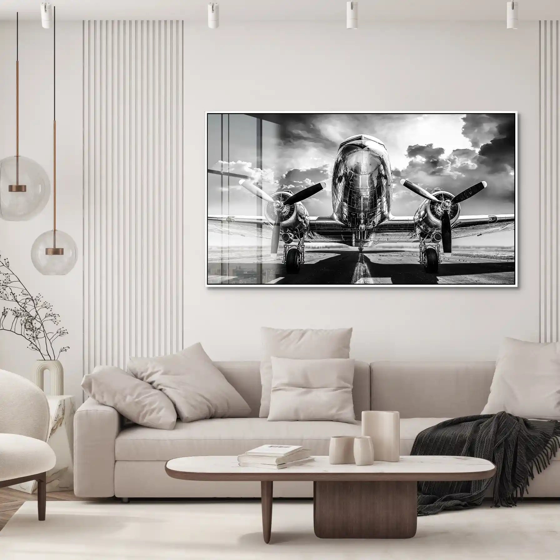 DC3 Flugzeug Acrylglas Bild INGALERIE