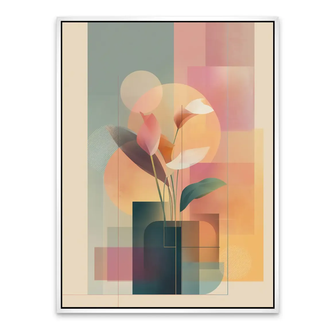 Light Garden Abstrakt Alu Dibond Bild
