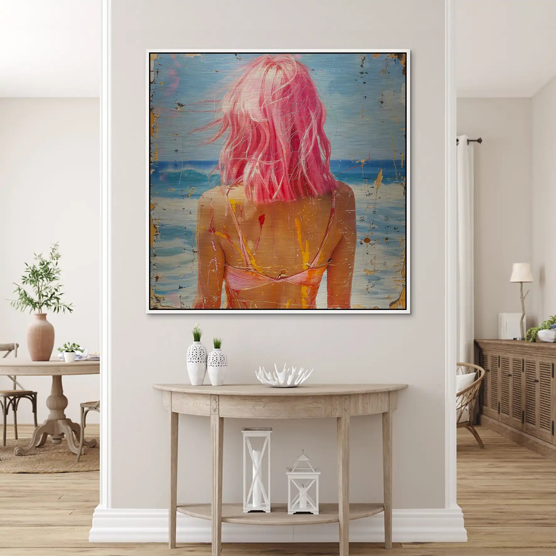 Beach Girl Nr.5 Alu Gebürstet Bild INGALERIE