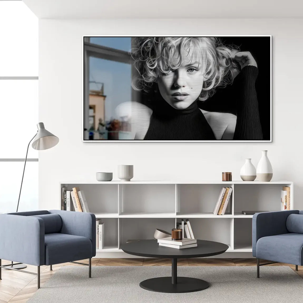 Marilyn Monroe Velvet Icon Alu Gebürstet