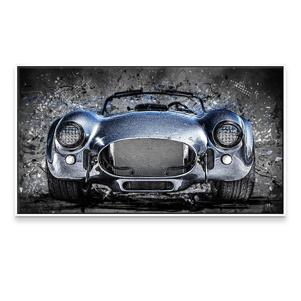 AC Cobra Abstrakt Blue Leinwand Bild INGALERIE