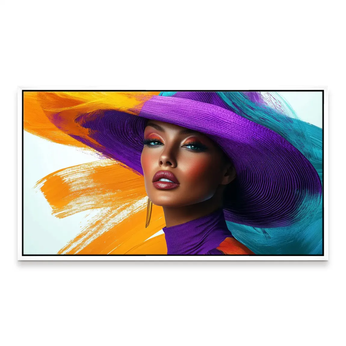 Vivid Fashion Color Art Leinwand Bild