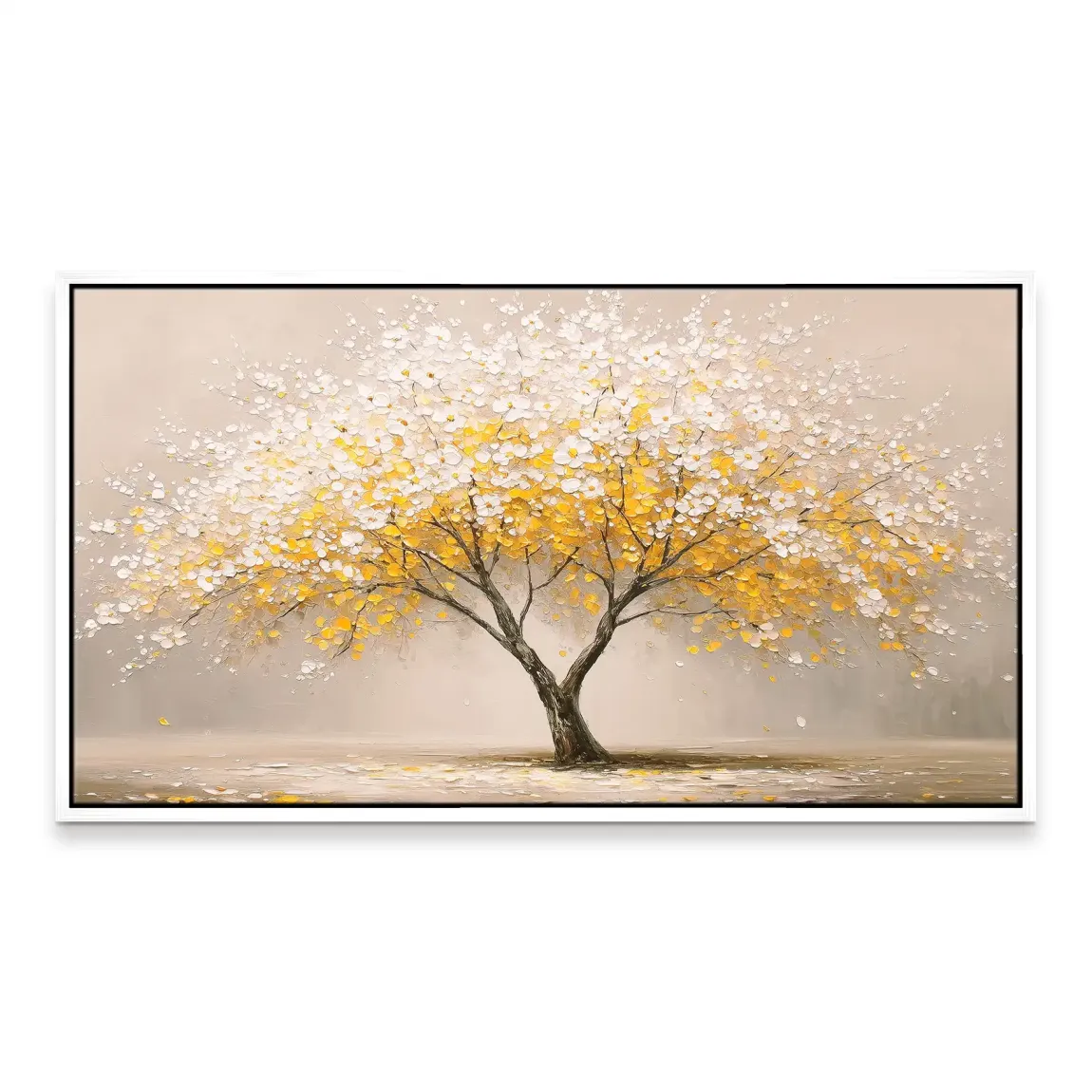 Golden Tree Art Leinwand Bild