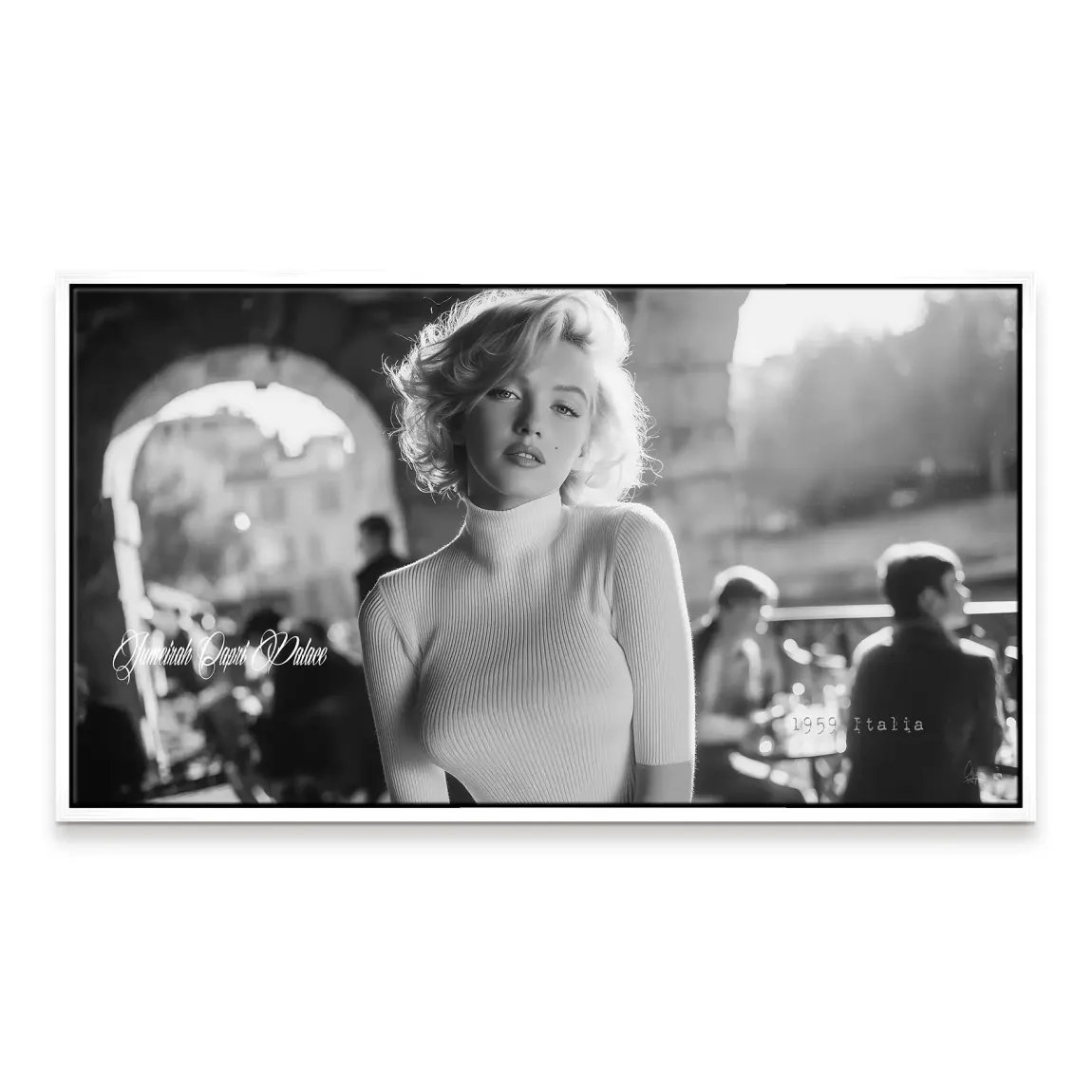 Marilyn Monroe Italia Leinwand Bild
