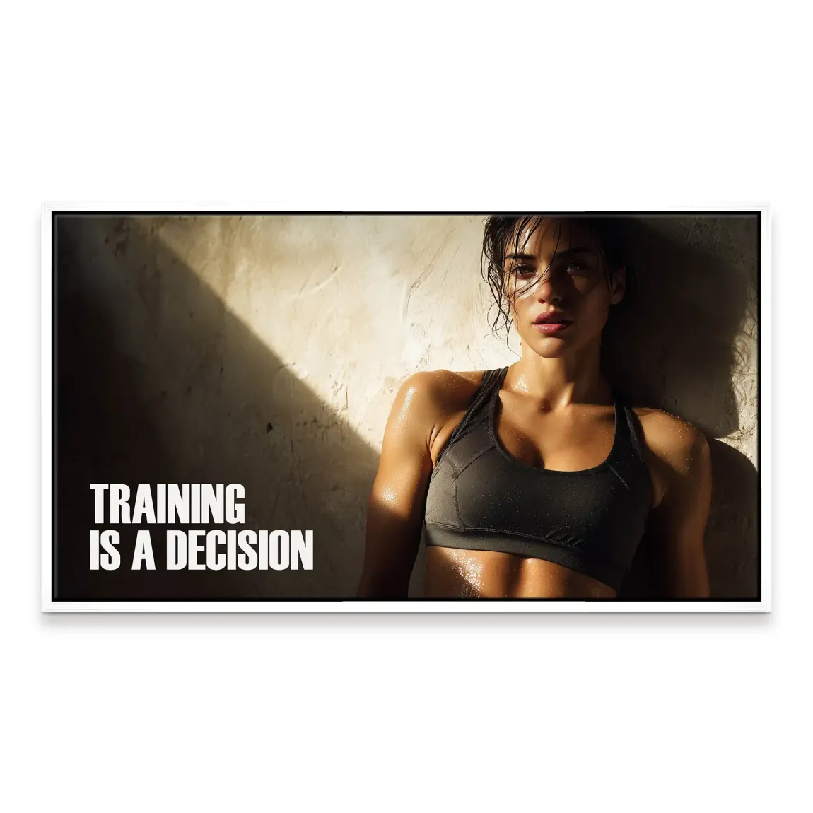 Training Decision Leinwand Bild