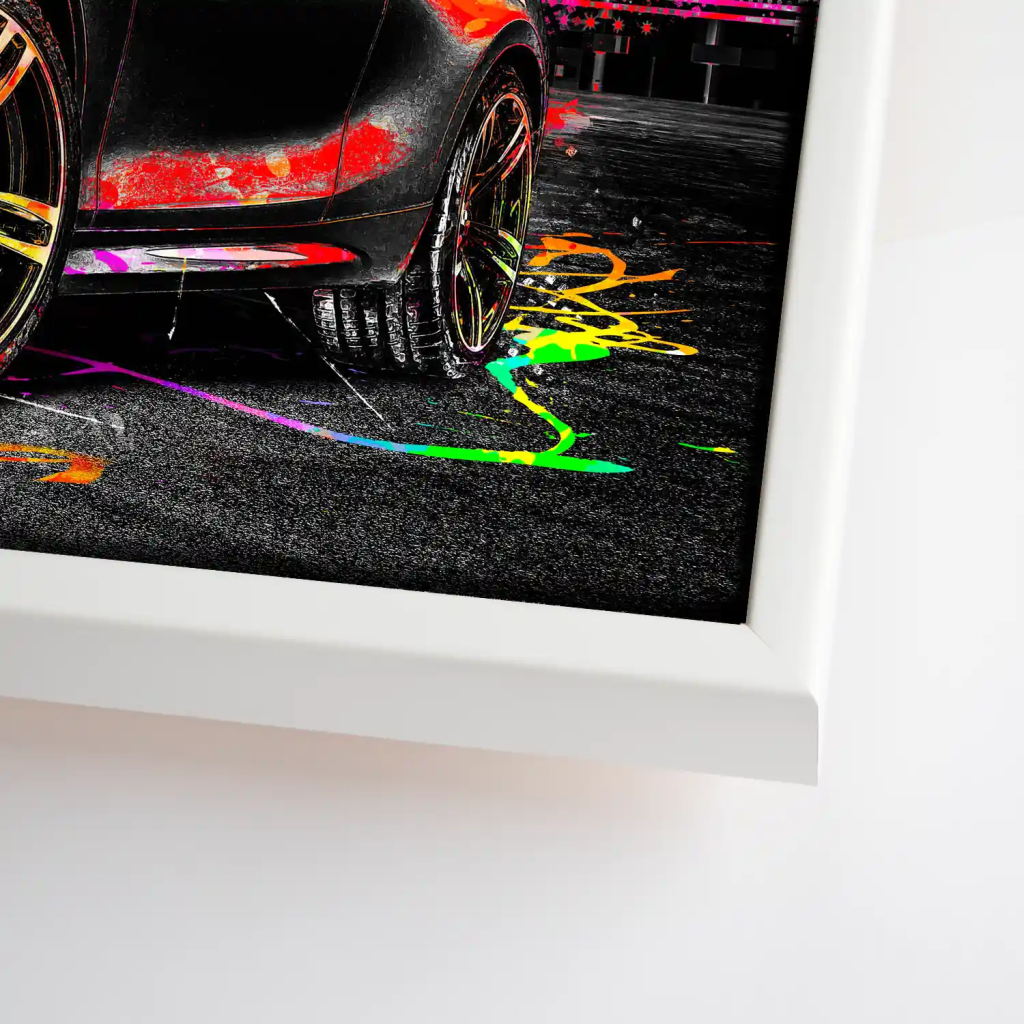 BMW M2 Pop Art Style Leinwand Bild INGALERIE