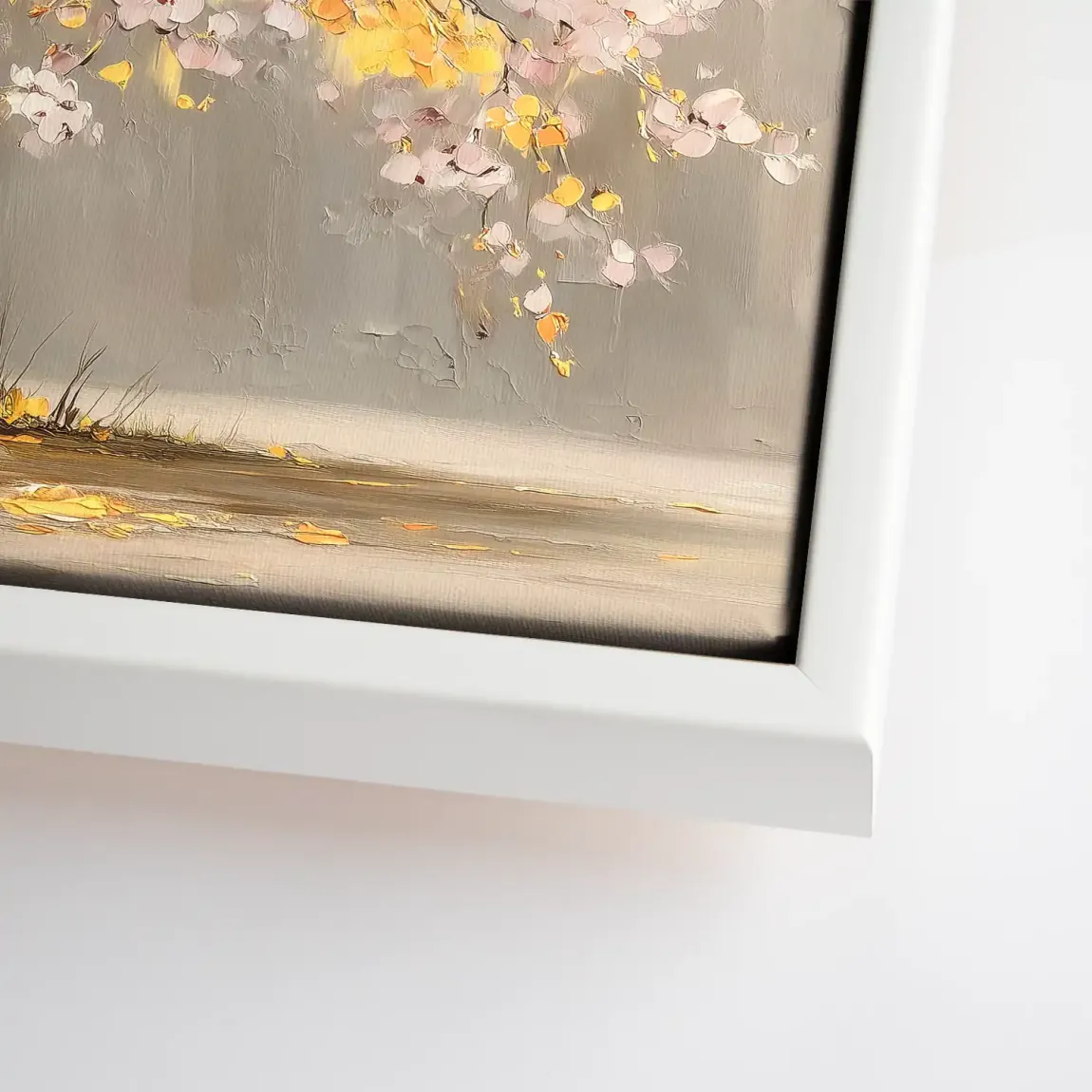 Gold Leaf Tree Art Leinwand Bild