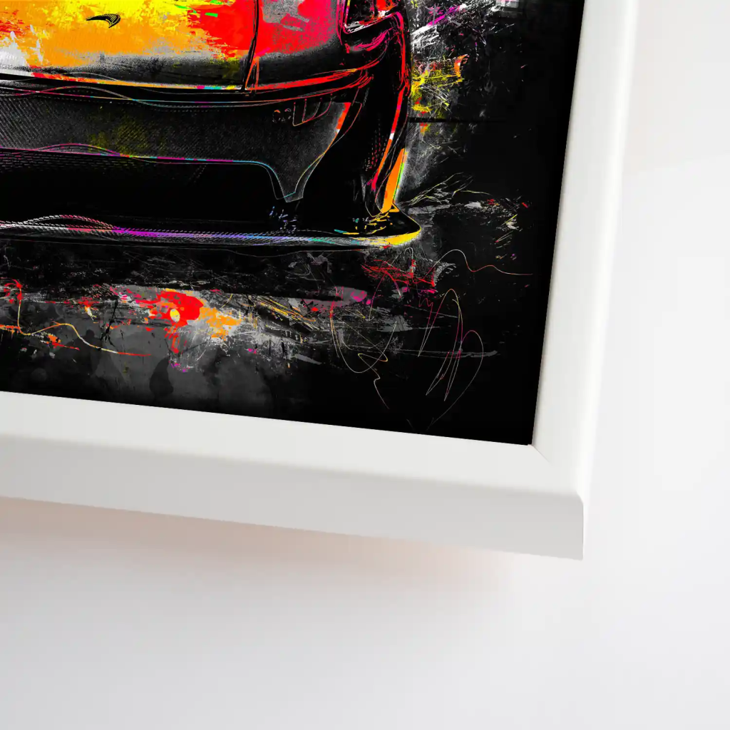 McLaren Pop Art Style Leinwand Bild INGALERIE