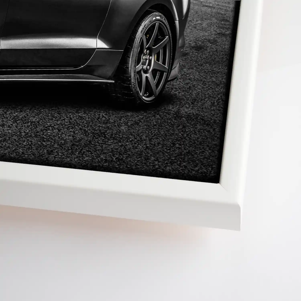 Ford Mustang Black City Leinwand Bild INGALERIE