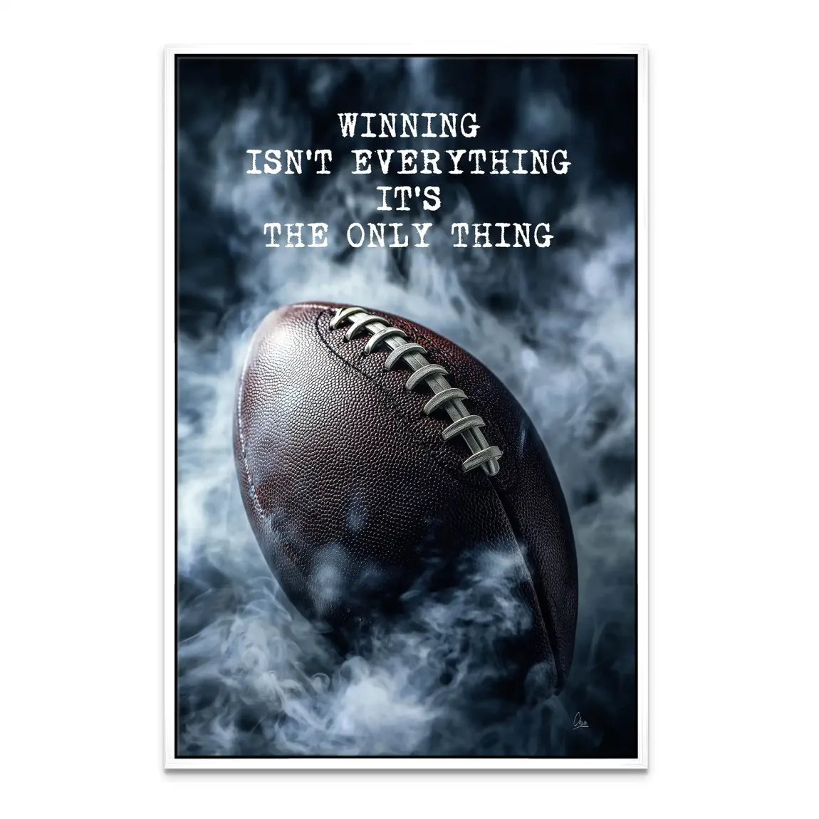 Winning Mindset Leinwand Bild