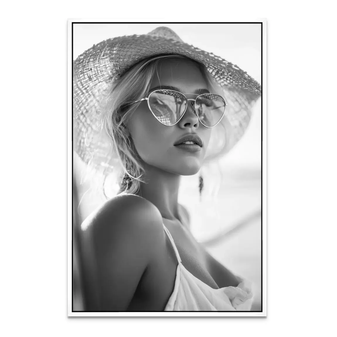 Summer Glam Noir Leinwand Bild