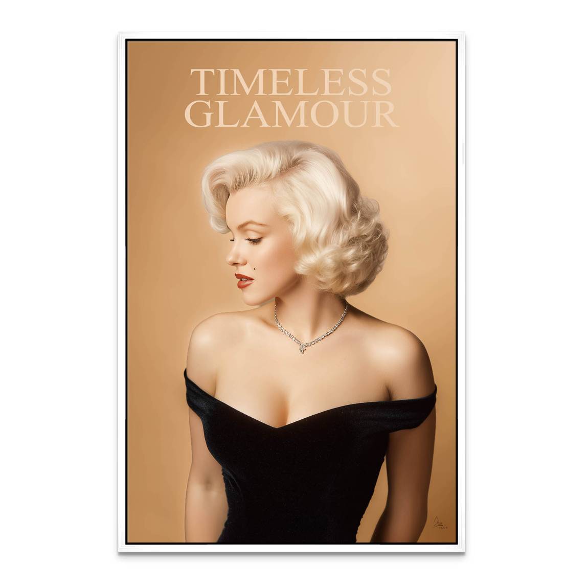 Marilyn Monroe Timeless Leinwand Bild