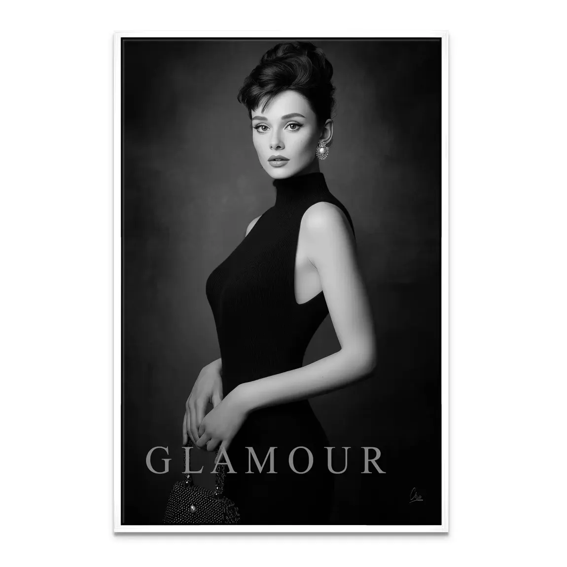 Audrey Glam Allure Leinwand Bild