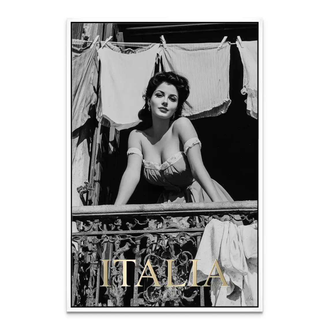 Bella Donna Noir Leinwand Bild