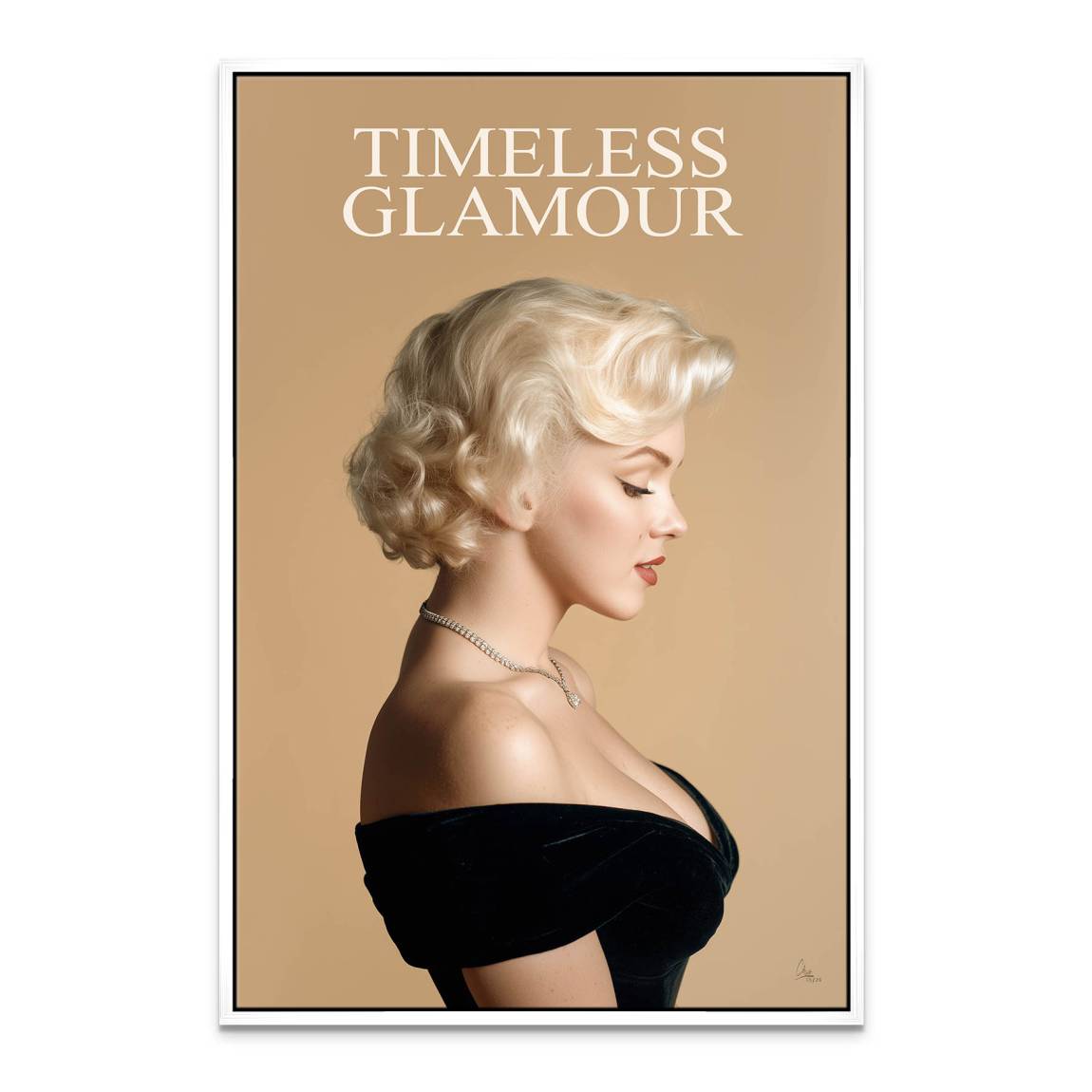 Marilyn Monroe Glam Allure Leinwand Bild
