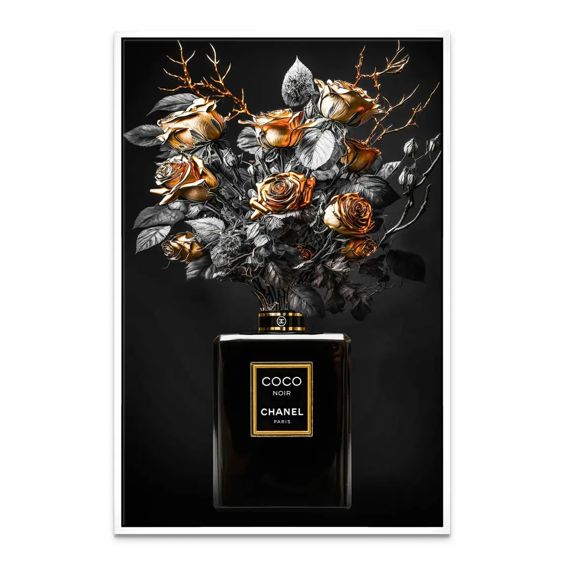 Coco Noire Leinwand Bild INGALERIE
