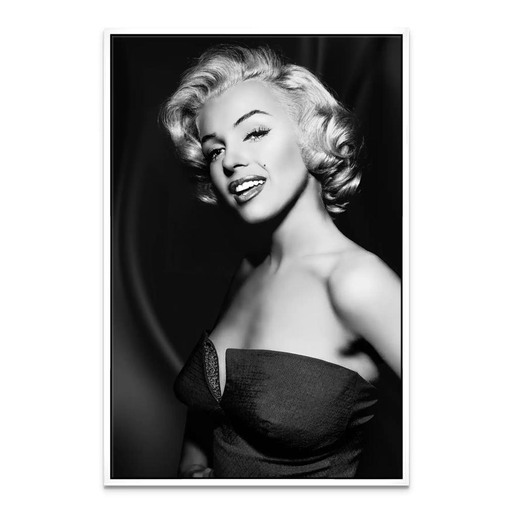 Marilyn Black and White Leinwand Bild INGALERIE