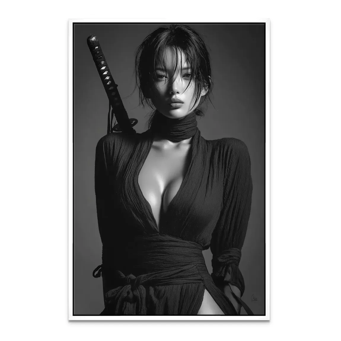Silent Katana Leinwand Bild
