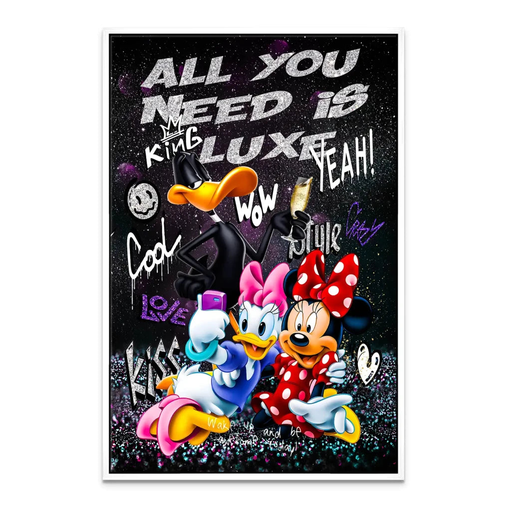 Duffy Minnie Daisy Luxe Leinwand Bild INGALERIE