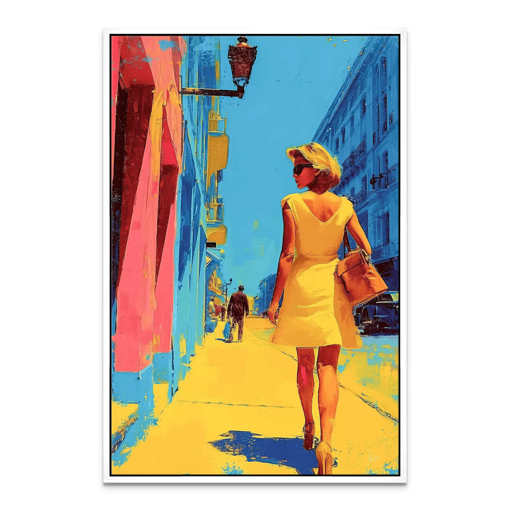 City Walk Pop Art Leinwand Bild INGALERIE