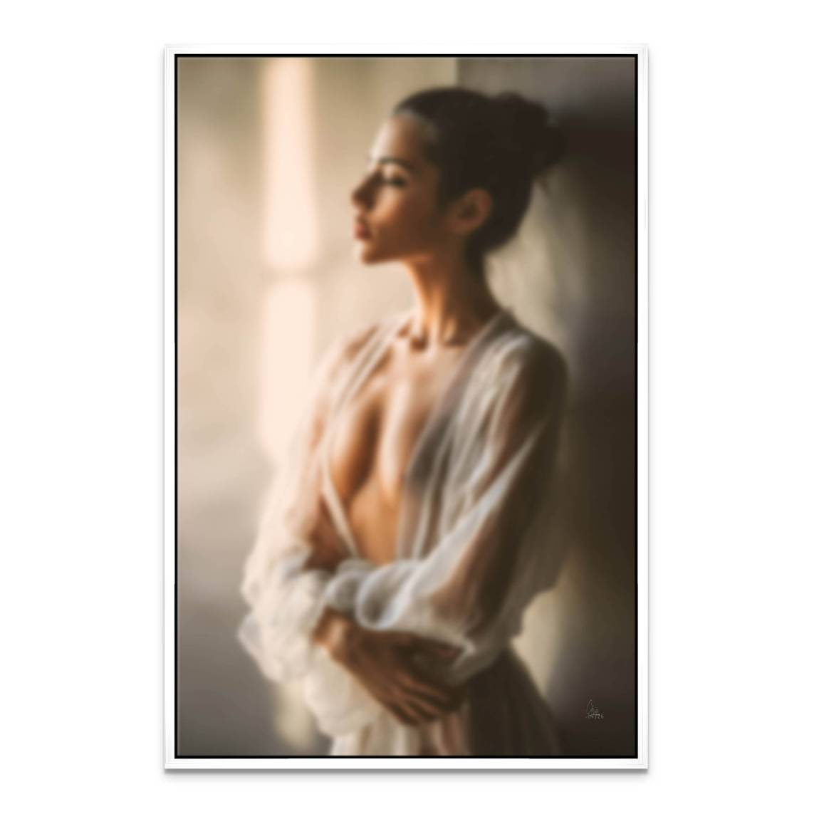 Sinnliche Frau Leinwand Bild