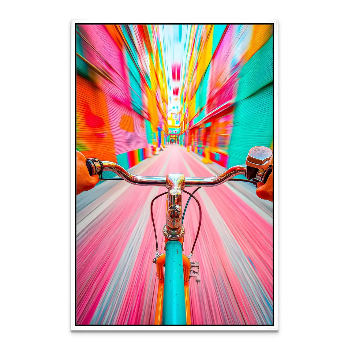 City Rush Leinwand Bild INGALERIE