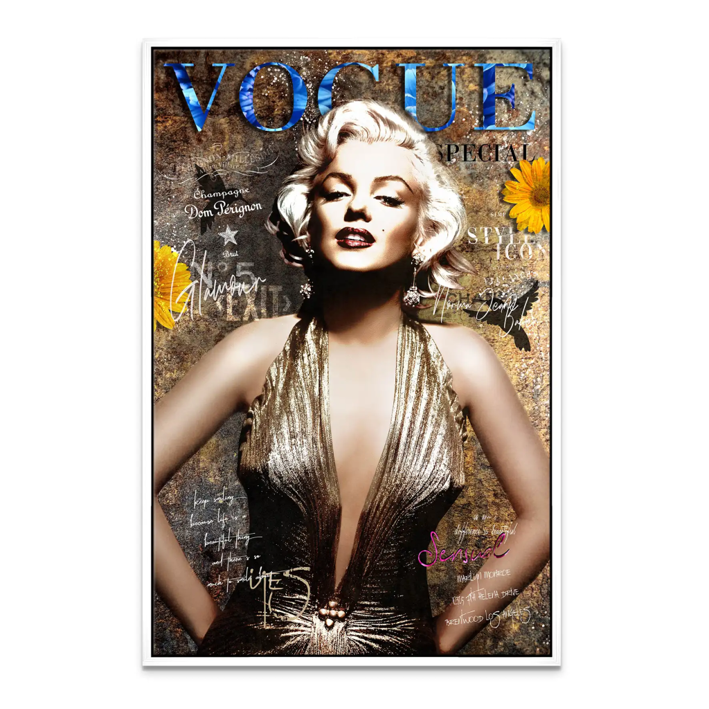 Marilyn Sensual Leinwand Bild INGALERIE