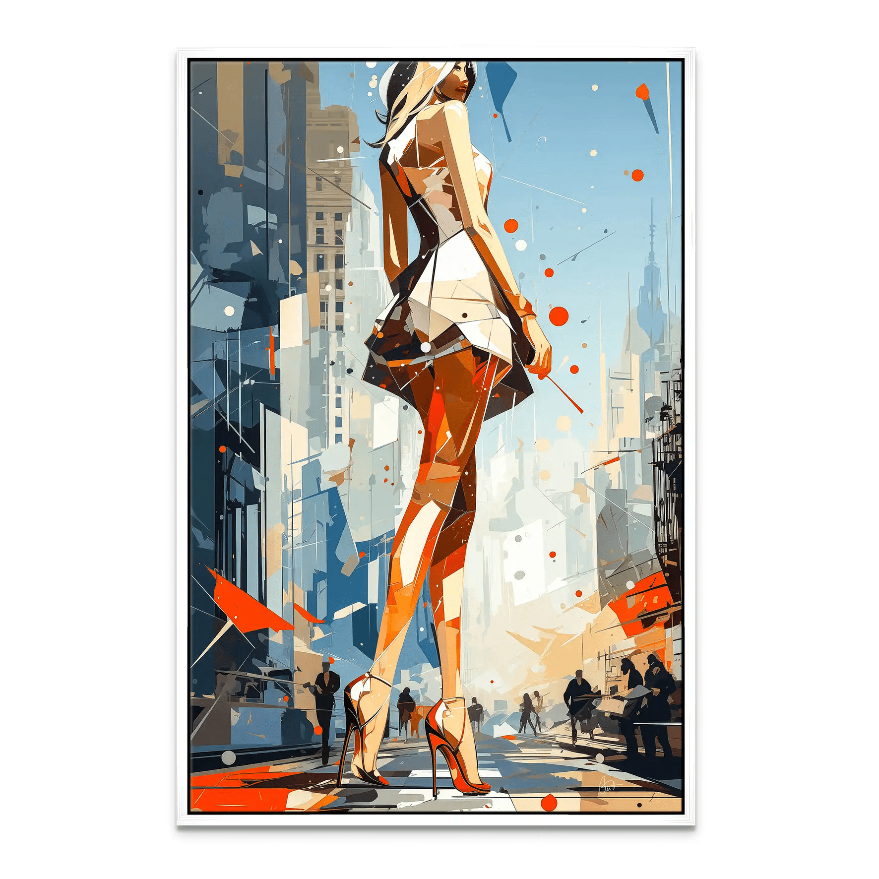 City Walk New York Pop Art Leinwand Bild INGALERIE