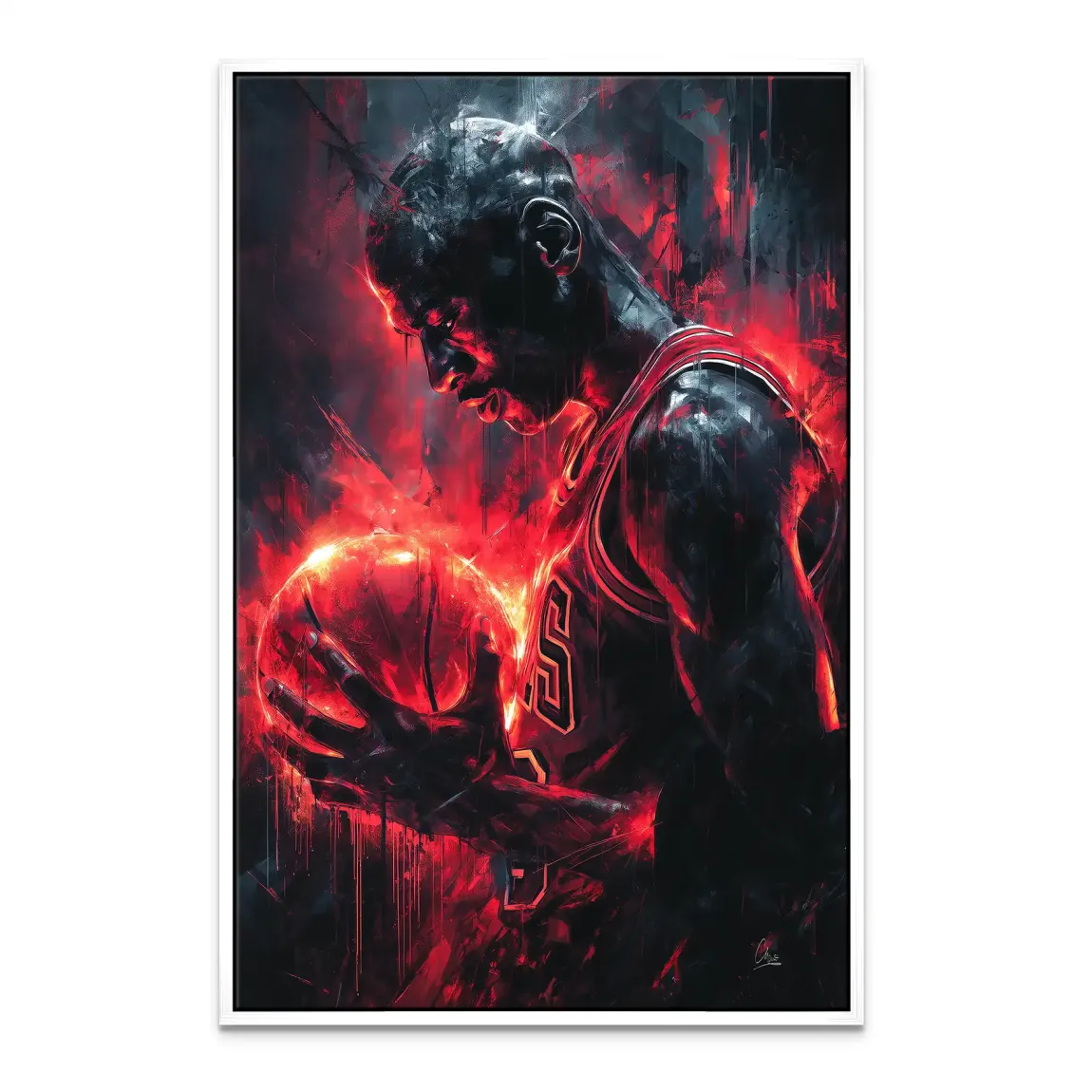 Heart of the Game Leinwand Bild