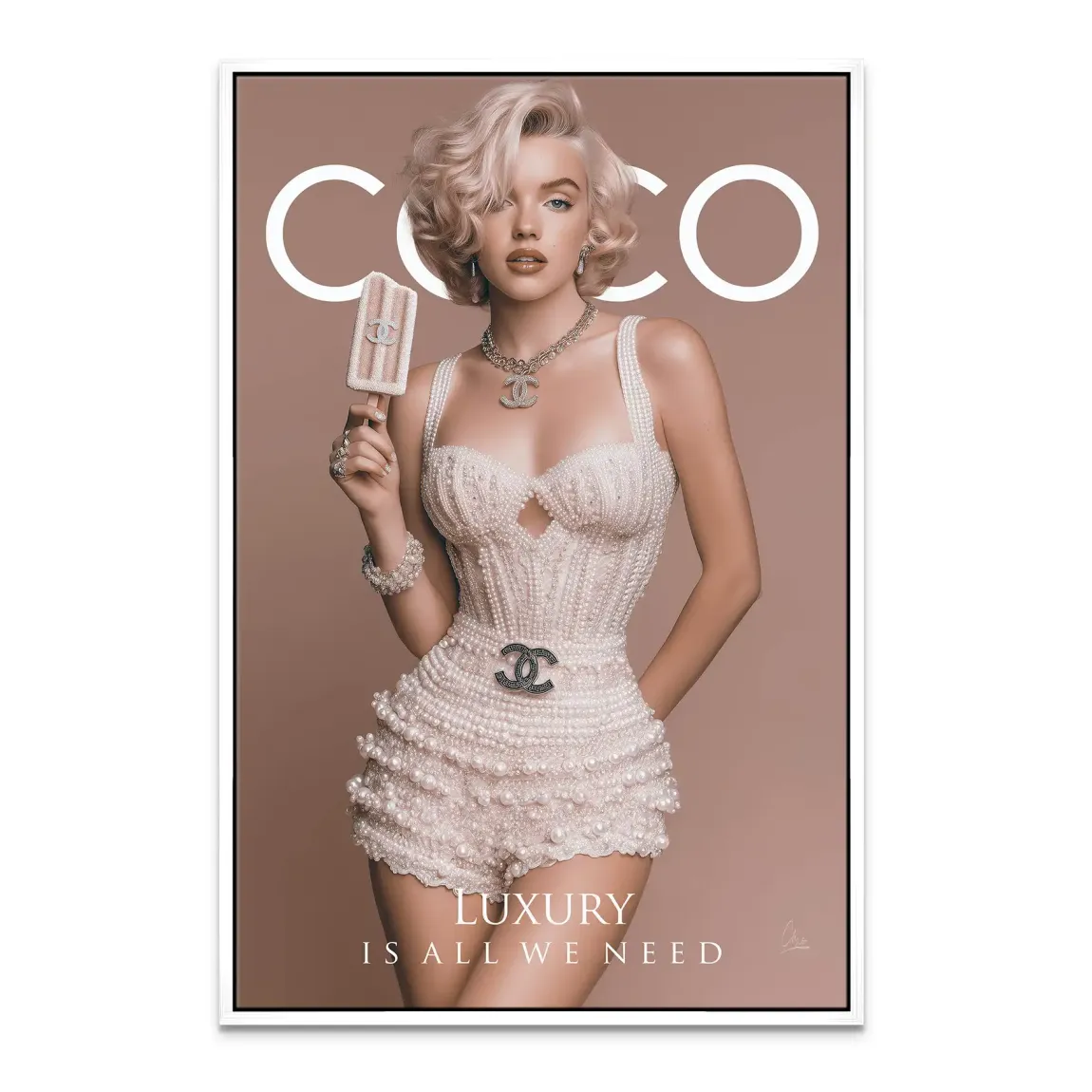 Coco Elegance Leinwand Bild