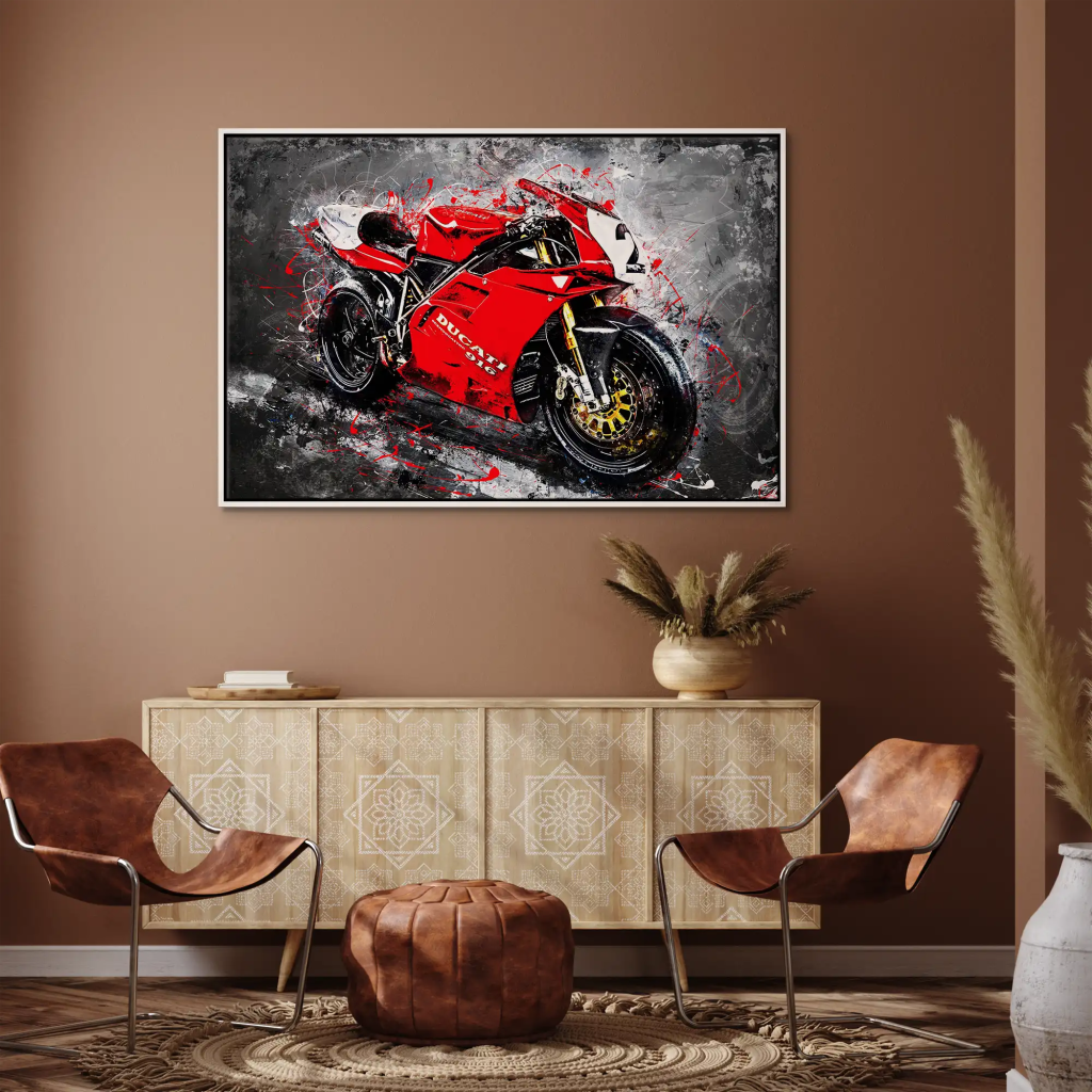 Ducati 916 Abstrakt Leinwand Bild INGALERIE