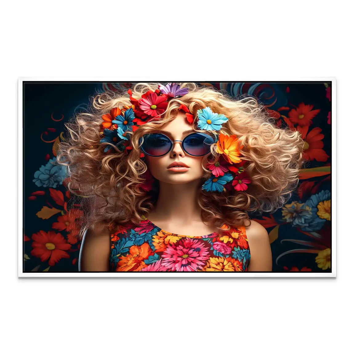 Boho Flower Soul Leinwand Bild