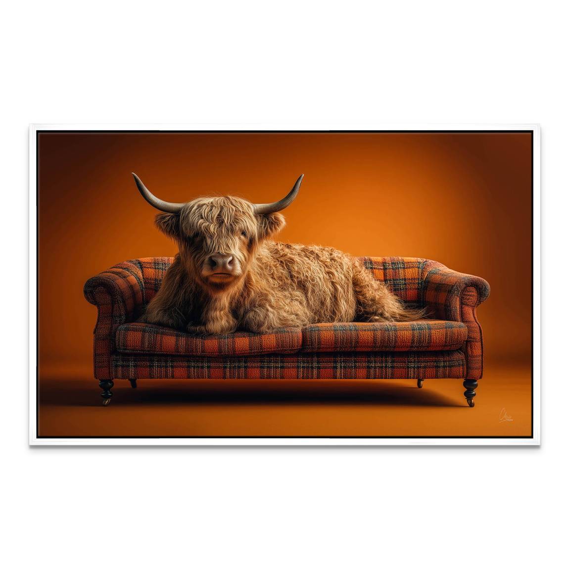 Highland Lounge Leinwand Bild