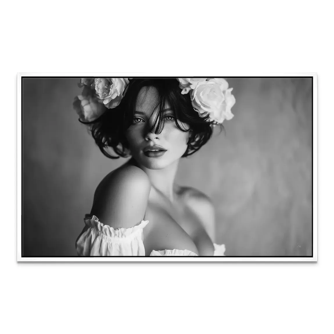 Whispered Roses Erotik Leinwand Bild
