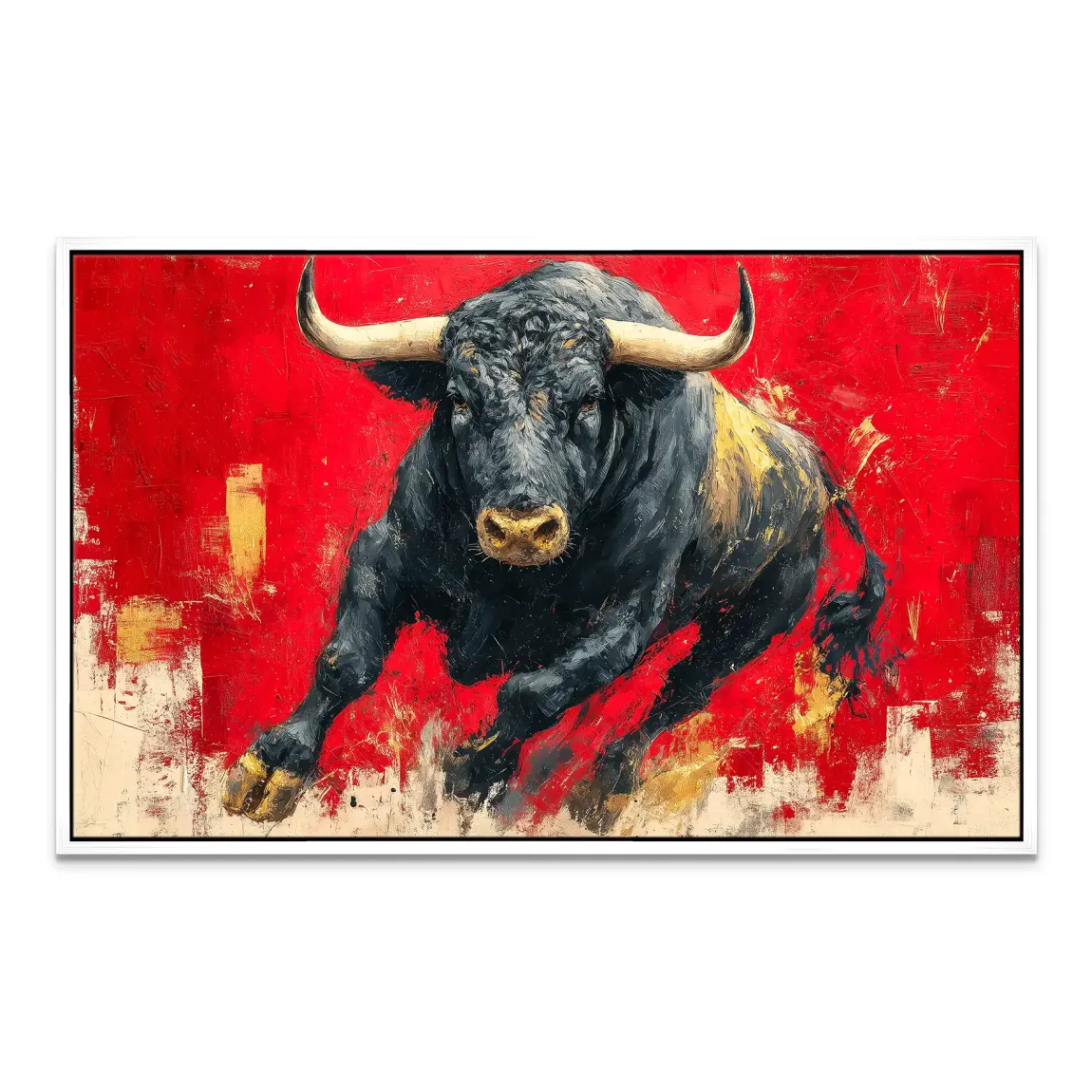 Stier Noble Essence Leinwand Bild