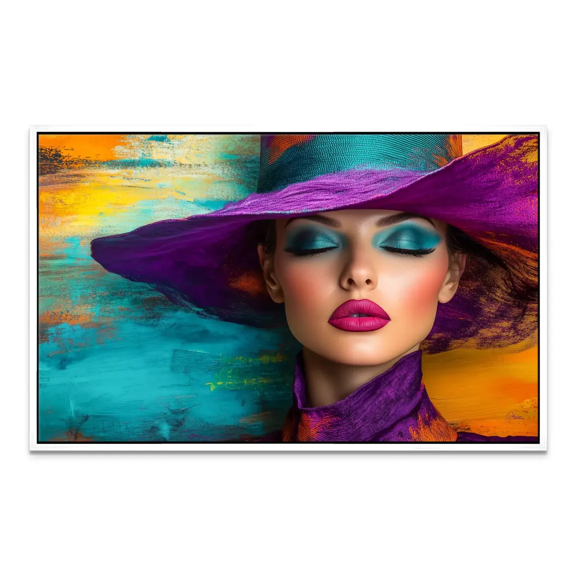 Femme Elegance Leinwand Bild INGALERIE