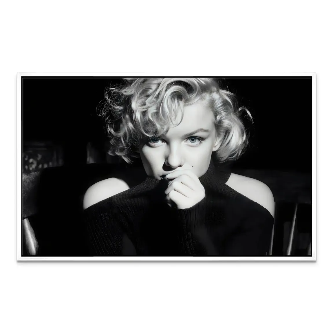 Marilyn Monroe Silent Glamour Leinwand Bild INGALERIE