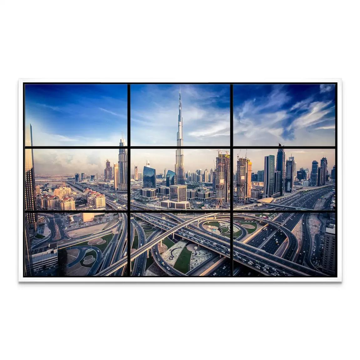 Skyline Dreams Dubai Leinwand Bild