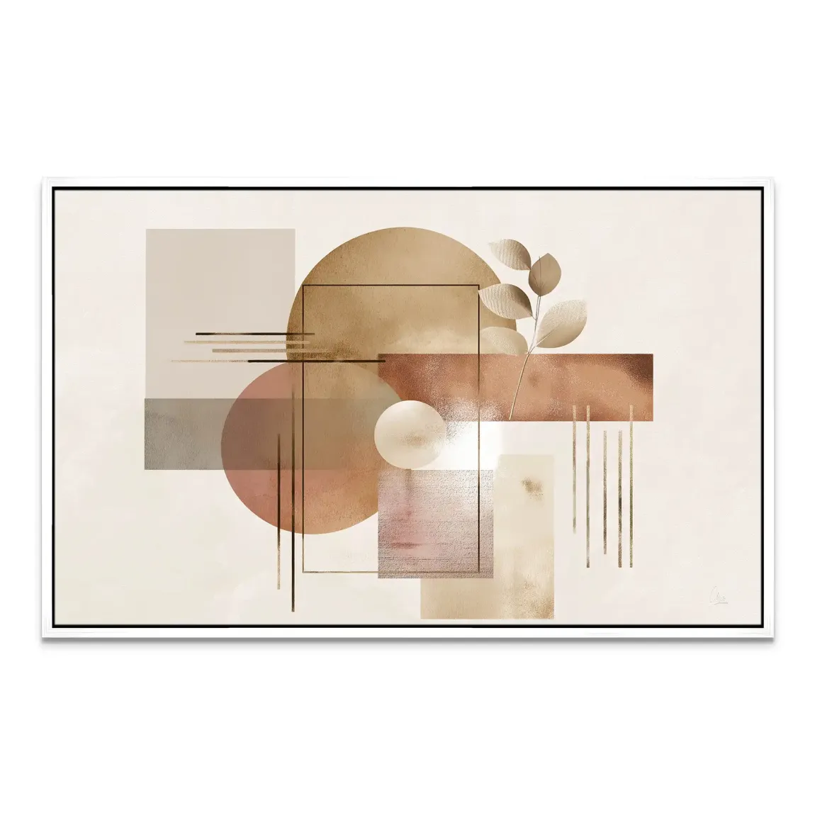 Silent Balance Leinwand Bild