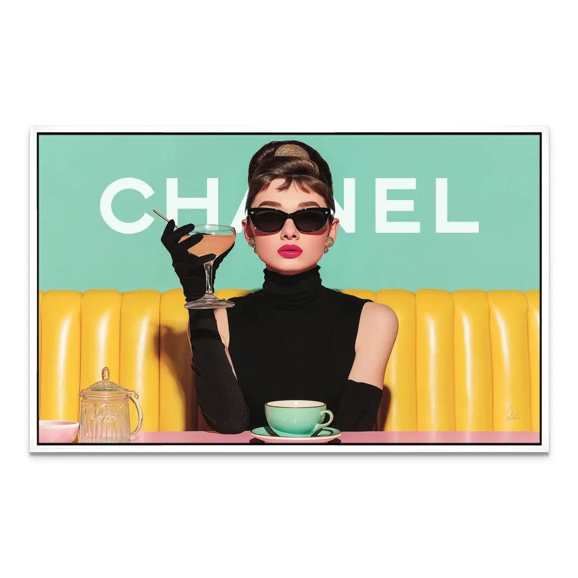 Audrey Hepburn de Luxe Leinwand Bild