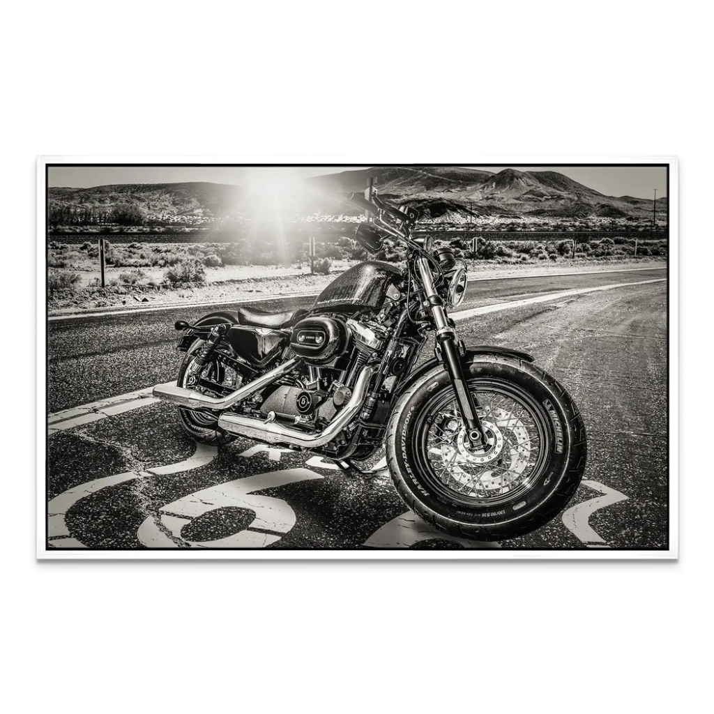 Route Heritage Edition – Harley Leinwandbild INGALERIE