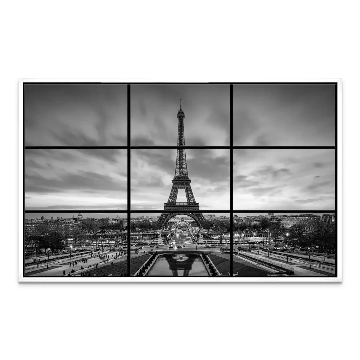 Paris Noir Leinwand Bild