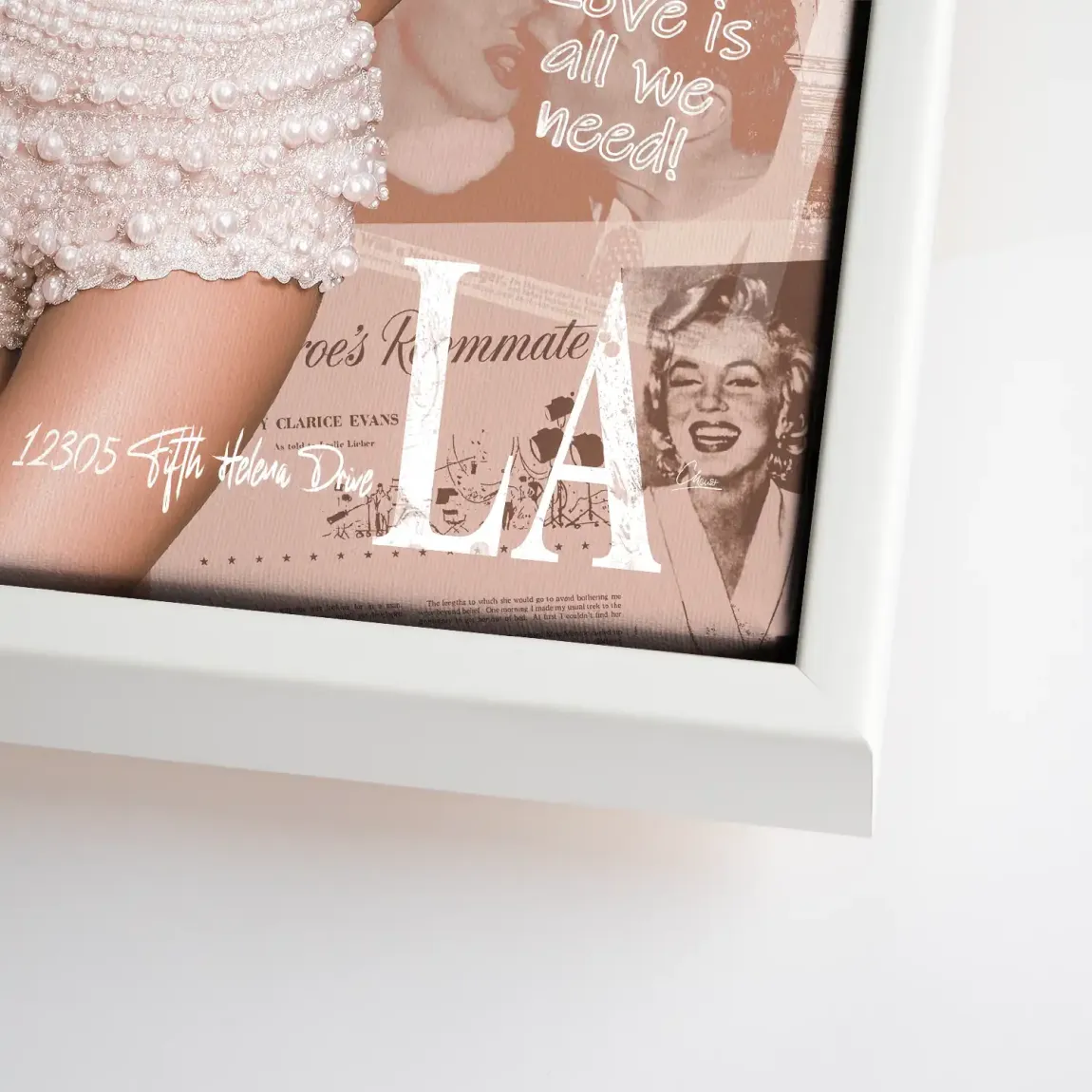 Hollywood Glam Marilyn Leinwand Bild