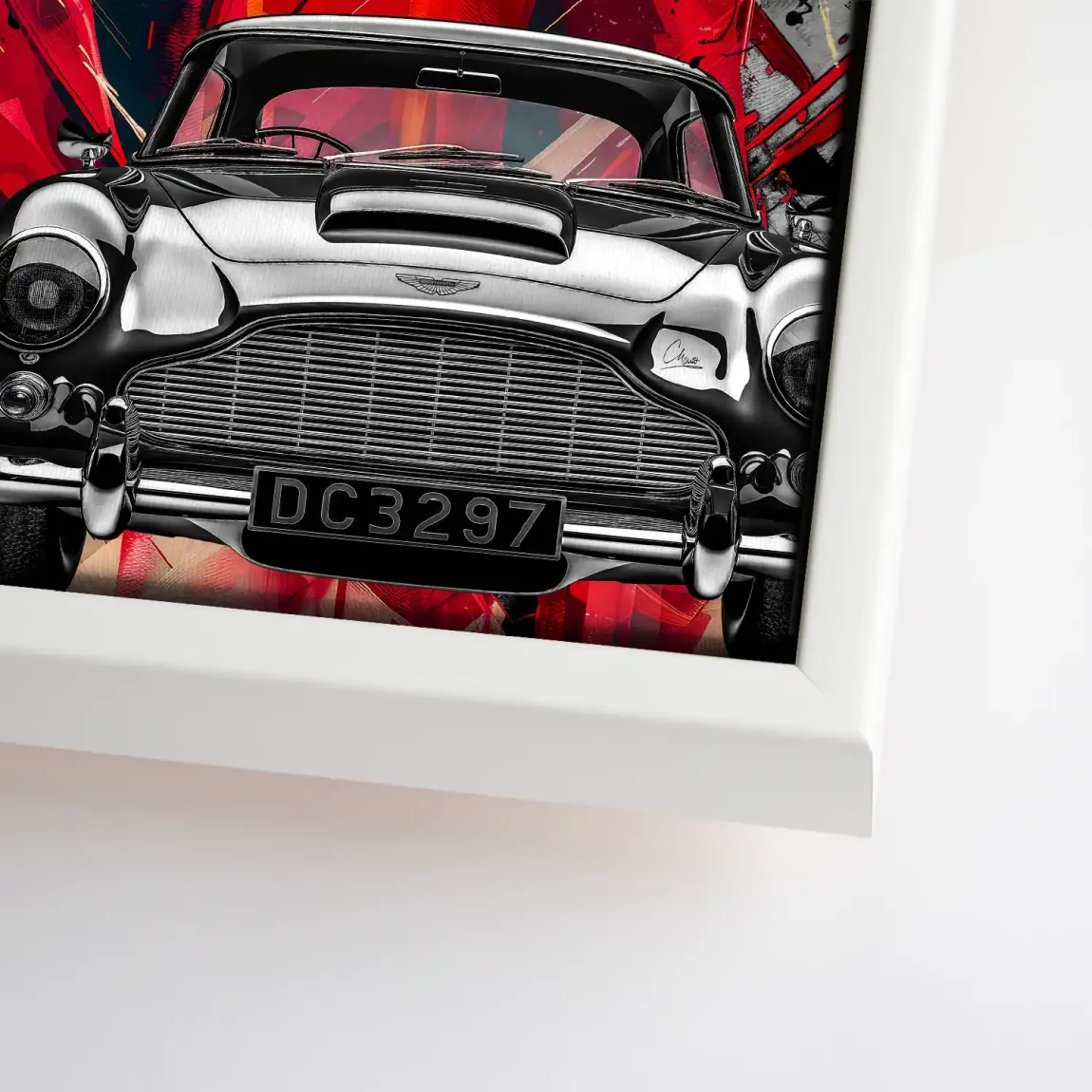 James Bond Vision London Leinwand Bild
