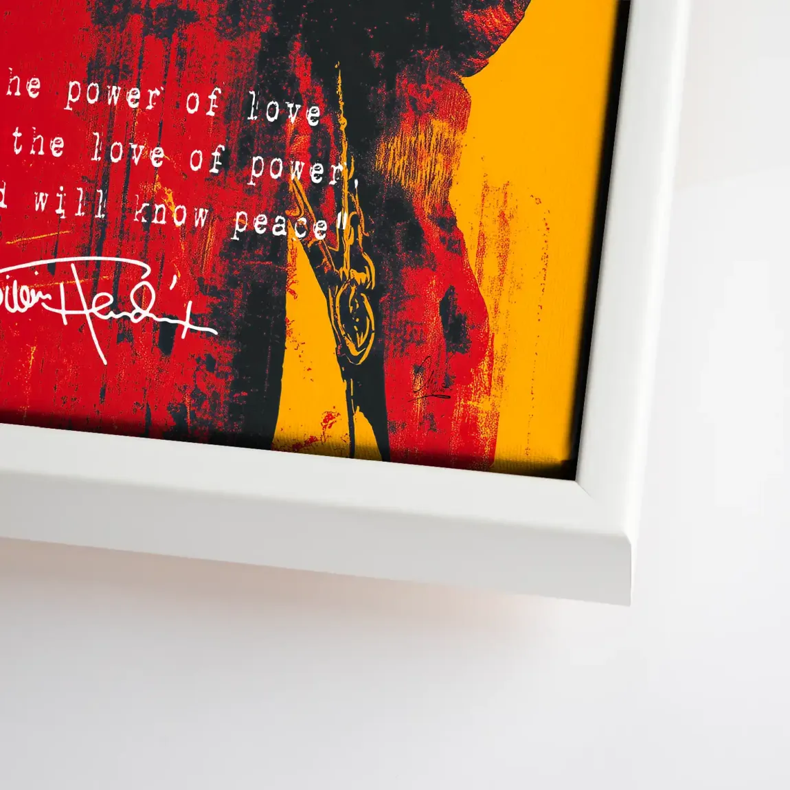 Electric Soul Hendrix Leinwand Bild