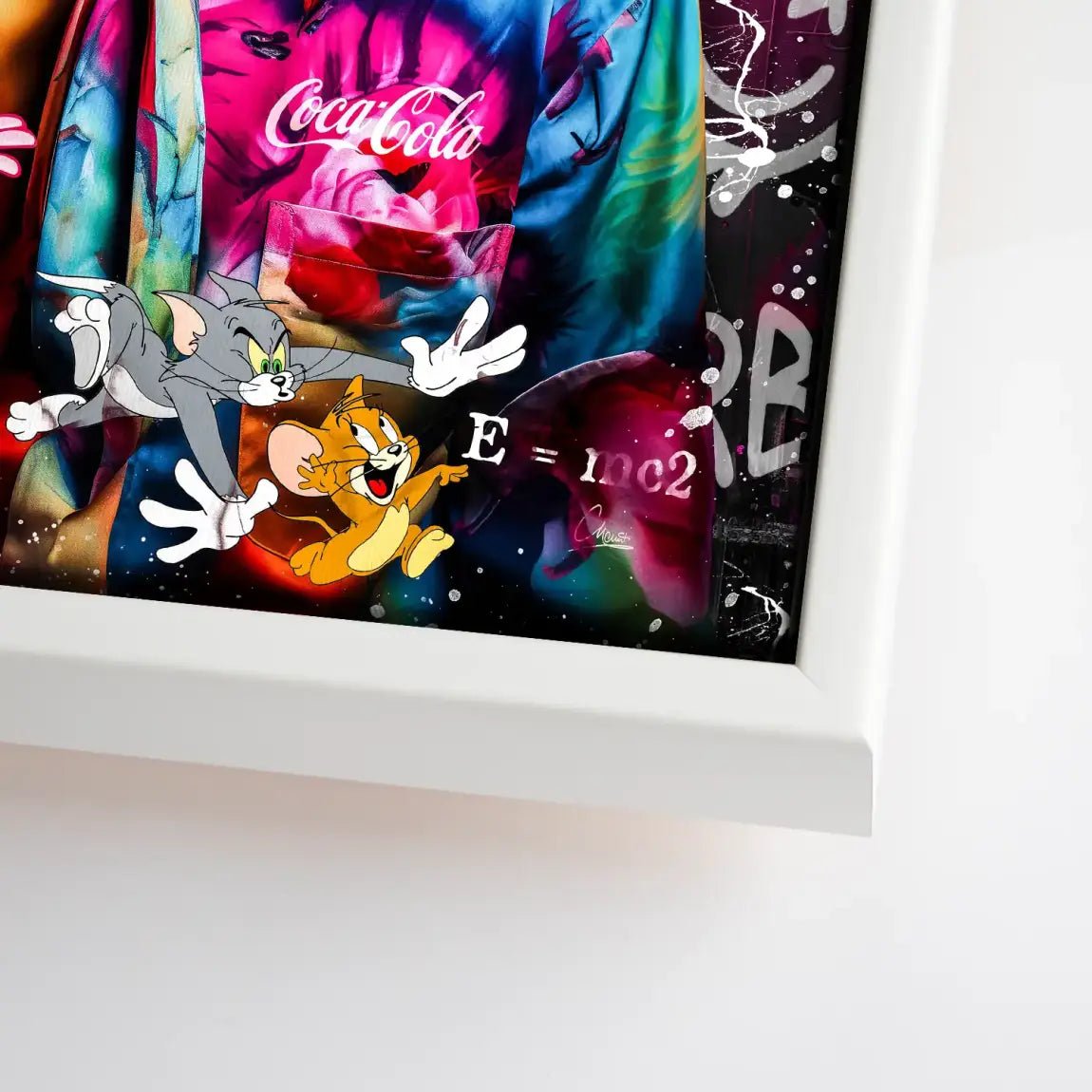 Einstein Pop Art Leinwand Bild INGALERIE