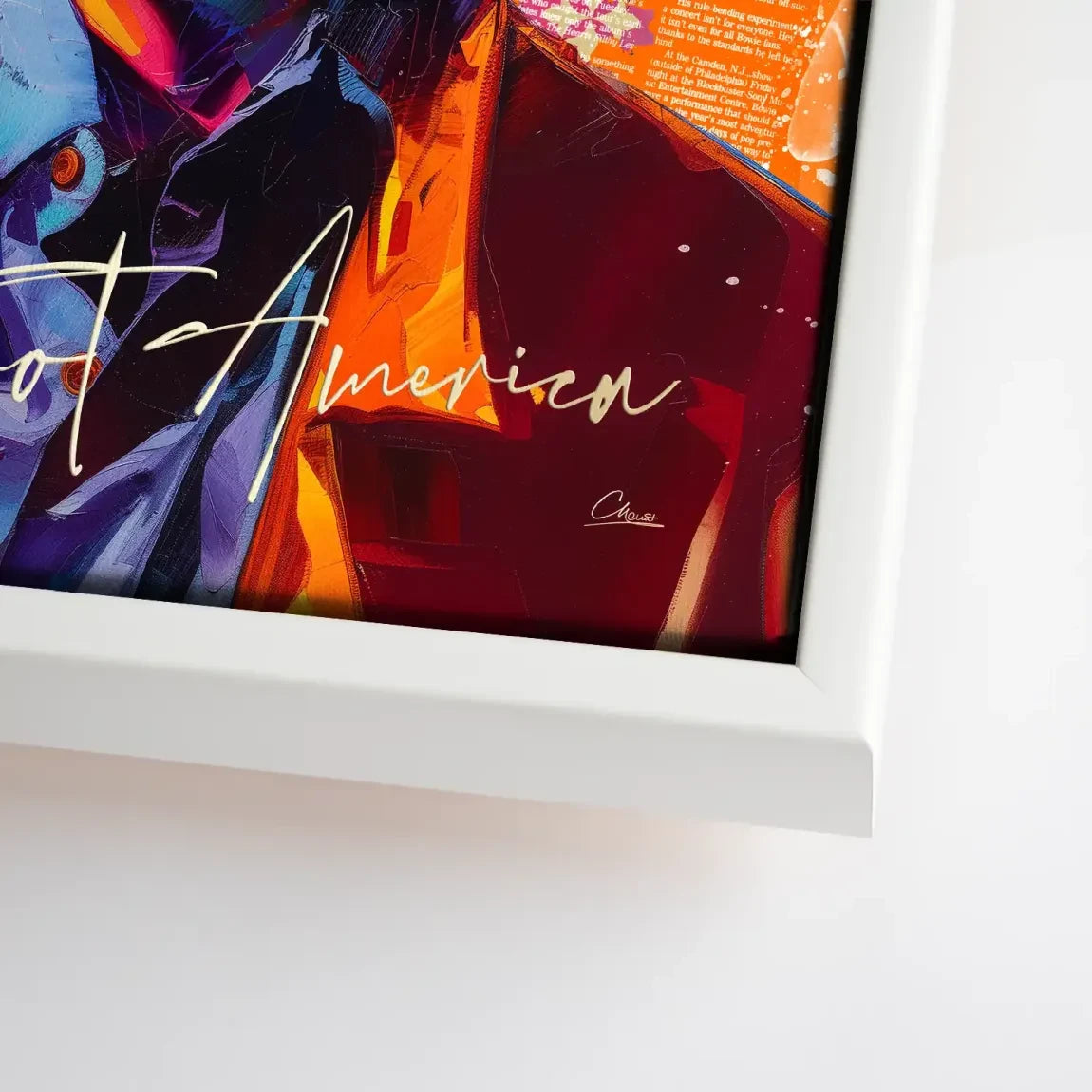 Bowie America Pop Art Leinwand Bild INGALERIE