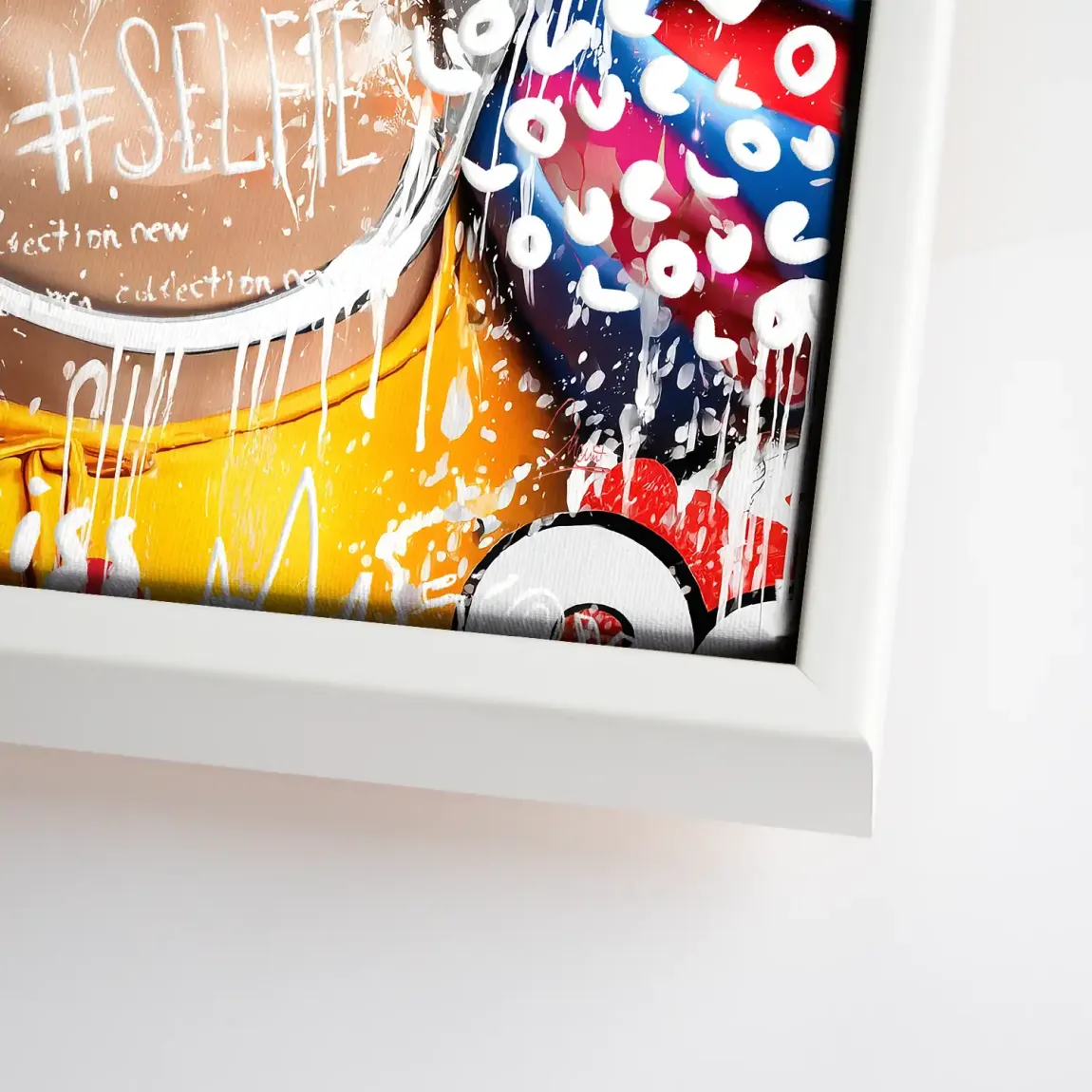 Schneewittchen Pop Art Queen Leinwand Bild